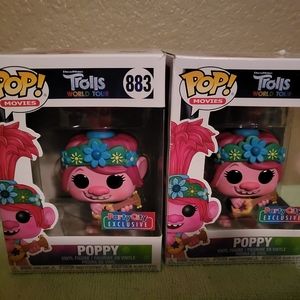 Trolls World Tour Funko Pop Poppy #883 Party City Vinyl Figure